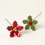 Christmas Berry Stakes - Set Of 2 1