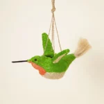 Coconut Fiber Hanging Hummingbird Planter 1