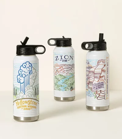 Collect Your National Park Water Bottle