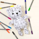 Color In Cuddle Bear 1