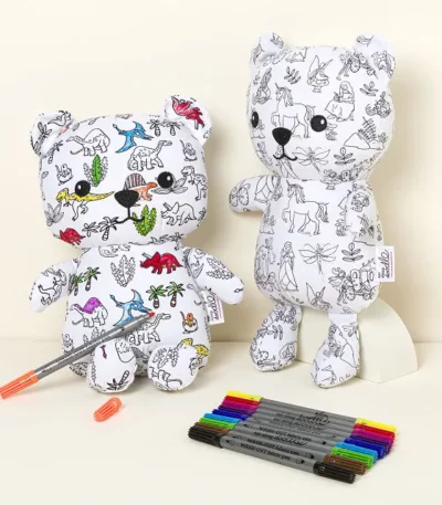 Color In Cuddle Bear