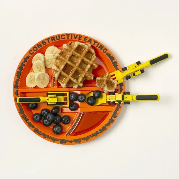 Construction Plate & Utensils