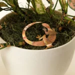 Copper Gecko Garden Stake Set 1