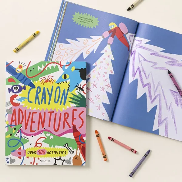 Crayon Adventures Scribble Activity Book