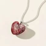 Cremation Memorial Heart Necklace