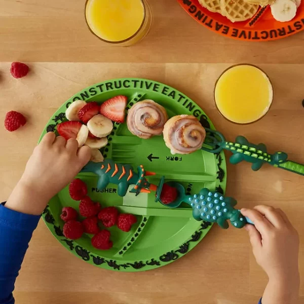 Dinosaur Plate And Utensils