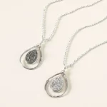 Druzy Drop Necklace