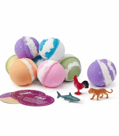 Educational Surprise Bath Fizzies - Set Of 5