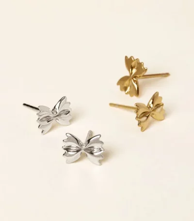 Farfalle Pasta Stud Earrings