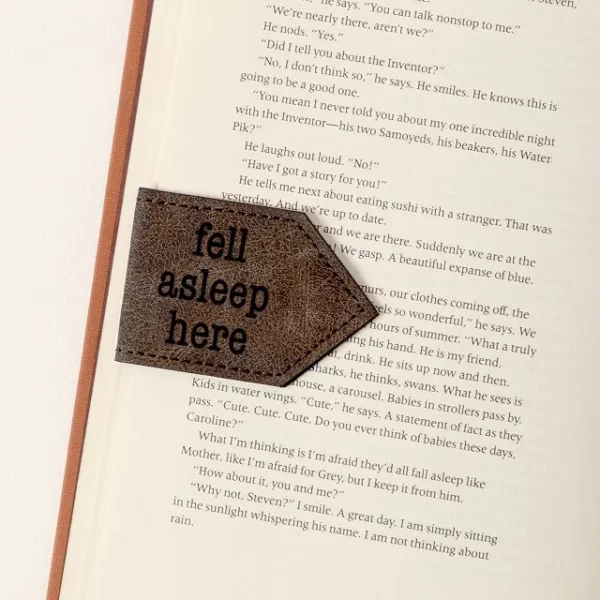 Fell Asleep Here Magnetic Bookmark