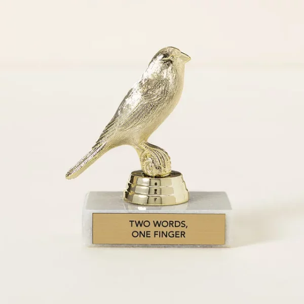 Flipping The Bird Trophy