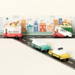 Food Truck & City Traffic Wooden Toy Sets 3