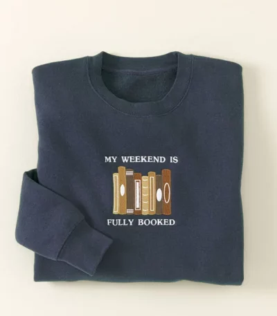 Fully Booked Embroidered Sweatshirt