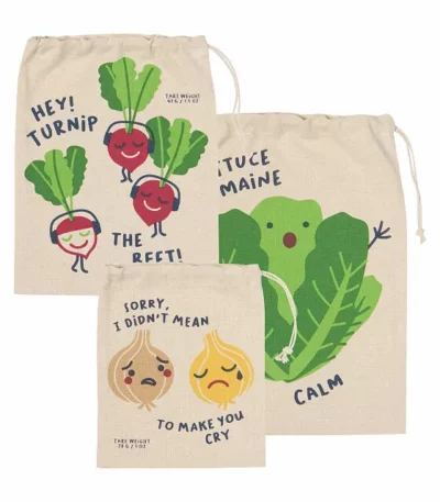 Funny Food Plastic-free Produce Bags