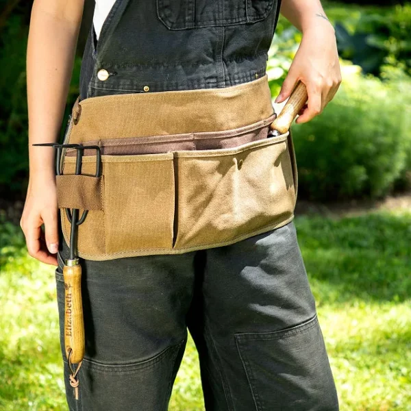 Gardener's Waxed Canvas Tool Belt