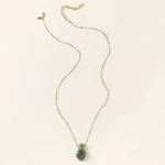 Gemstone Memorial Cremains Necklace 2