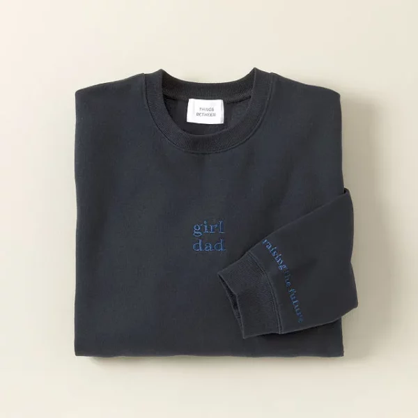 Girl Dad Embroidered Sweatshirt