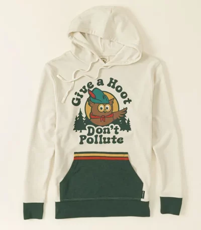 Give A Hoot Don't Pollute Hoodie