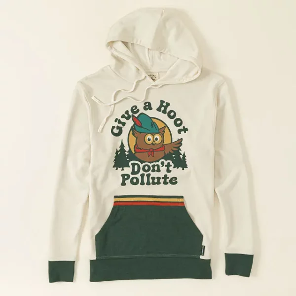 Give A Hoot Don't Pollute Hoodie