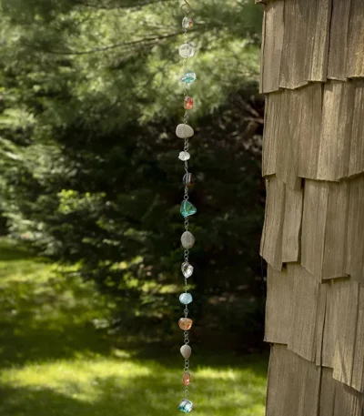 Glass Gem Rain Chain