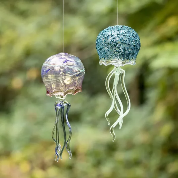 Glass Jellyfish Bells