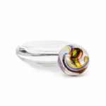 Glass Rainbow Marble Spinner 2