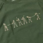 Golf Swing Embroidered Sweatshirt 1