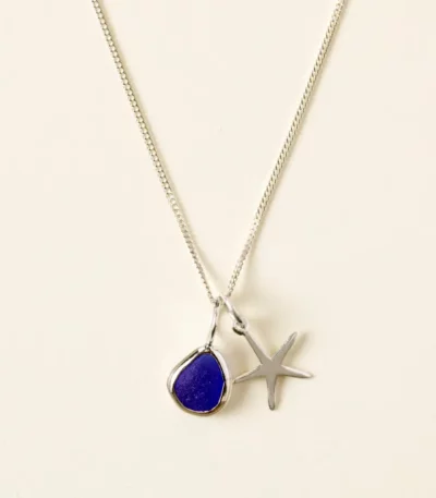 Guiding Star Sea Glass Necklace