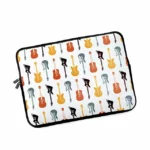 Guitar Pattern Laptop Case