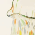 Hand-blown Glass Confetti Pitcher 2