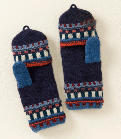 Hand Knit Texting Gloves