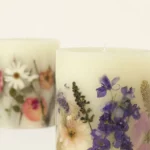 Handcrafted Dried Botanical Candle 1