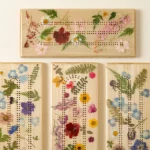 Handmade Floral Cribbage Board 2