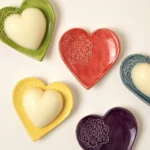 Handmade Heart-shaped Balm With Dish 2