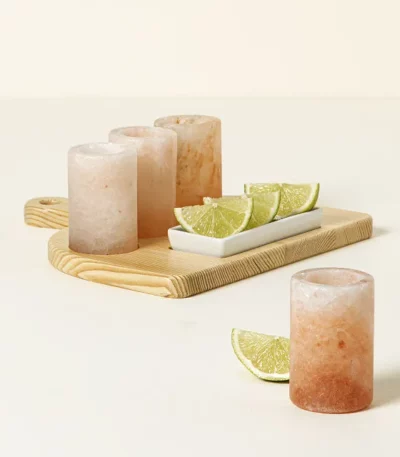 Himalayan Salt Tequila Glasses- Set Of 4