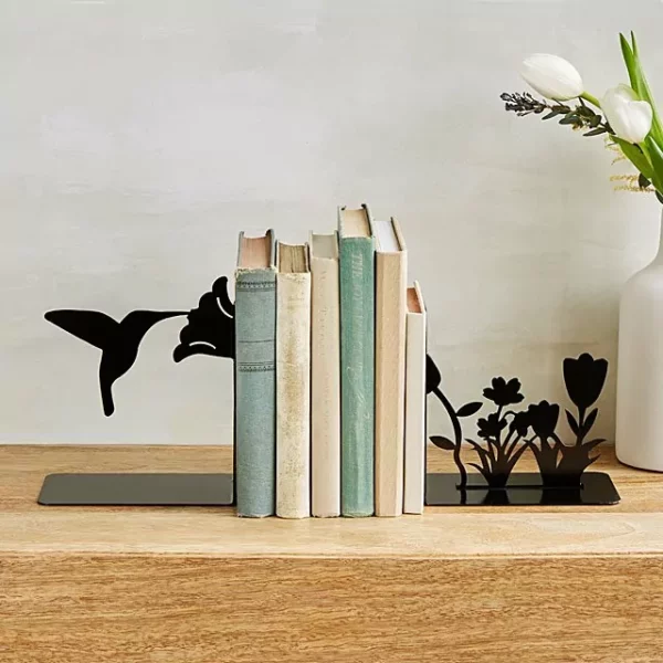 Hummingbird Bookends