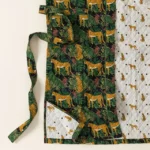 Jungle Print Cotton Quilted Robe 3