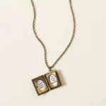 Literary Women Book Locket Necklace 2