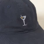 Martini Time Embroidered Hat