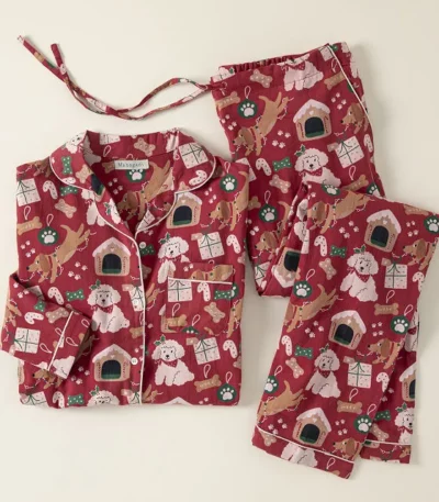 Merry Dogs Cotton Pajama Set