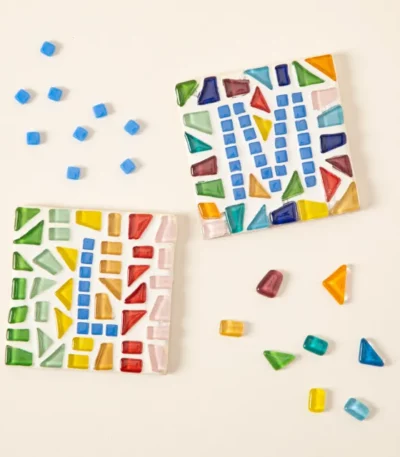 Mosaic Initial Coasters Diy Kit