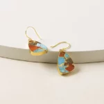 Mosaic Stone Earrings 1