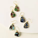 Mosaic Stone Earrings