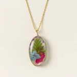 Mother & Daughter Flower Necklace 2