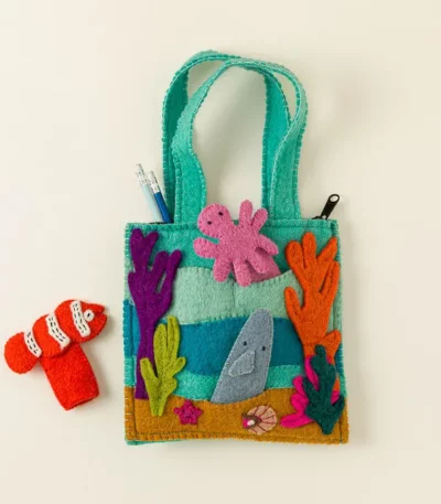 Ocean Friends Finger Puppet Bag