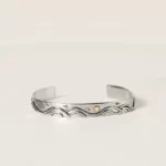 Ocean Reflections Skinny Cuff Bracelet