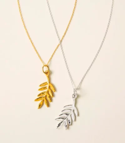 Olive Branch For Peace Necklace