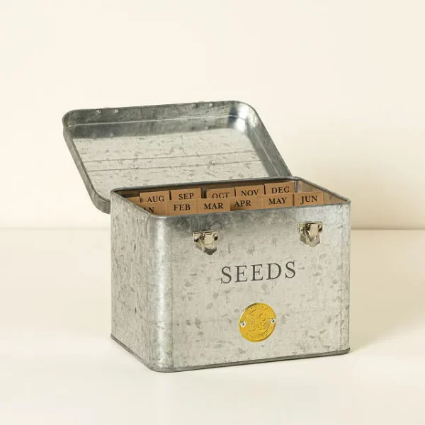 Organize By Month Garden Seed Storage Box