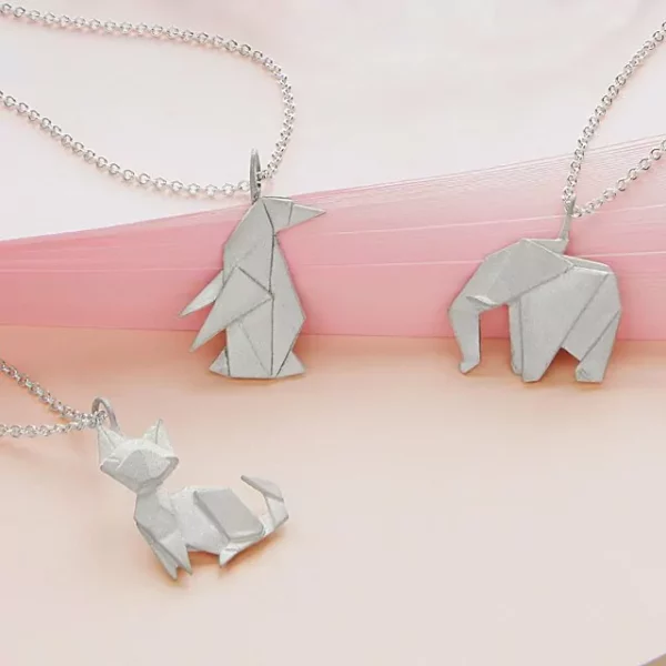 Origami Menagerie Necklaces