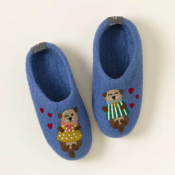 Otterly Cozy Handmade Slippers